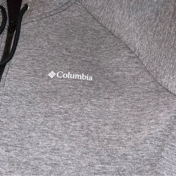 Columbia Men’s Zip Up Fleece Jacket Size XL Grey Omni-Wick Material Lightweight - Picture 3 of 5